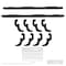 Westin Automotive 19-C SILVERADO/SIERRA 1500 CREW CAB(6.5 FT BED)BLK PRO TRAXX 5 W2W OVAL NERF BAR 21-534695 - alternate 6